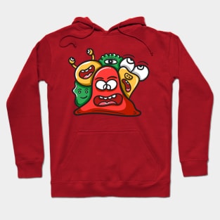 Monster Character Doodle Art Hoodie